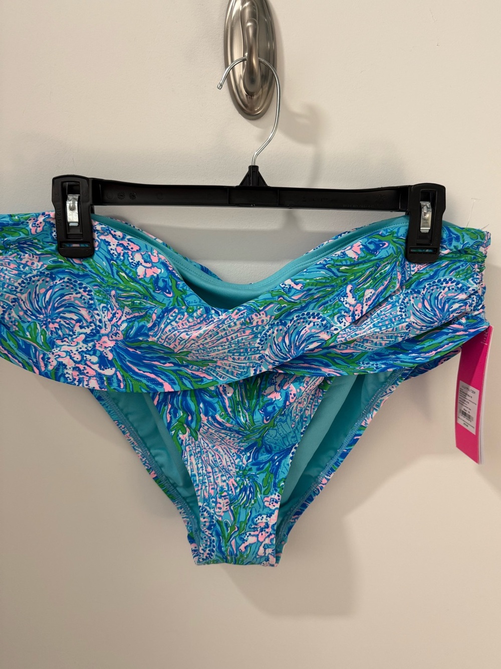 NWT Lilly Pulitzer size 16 Lagoon Sarong Hipster bikini bottoms